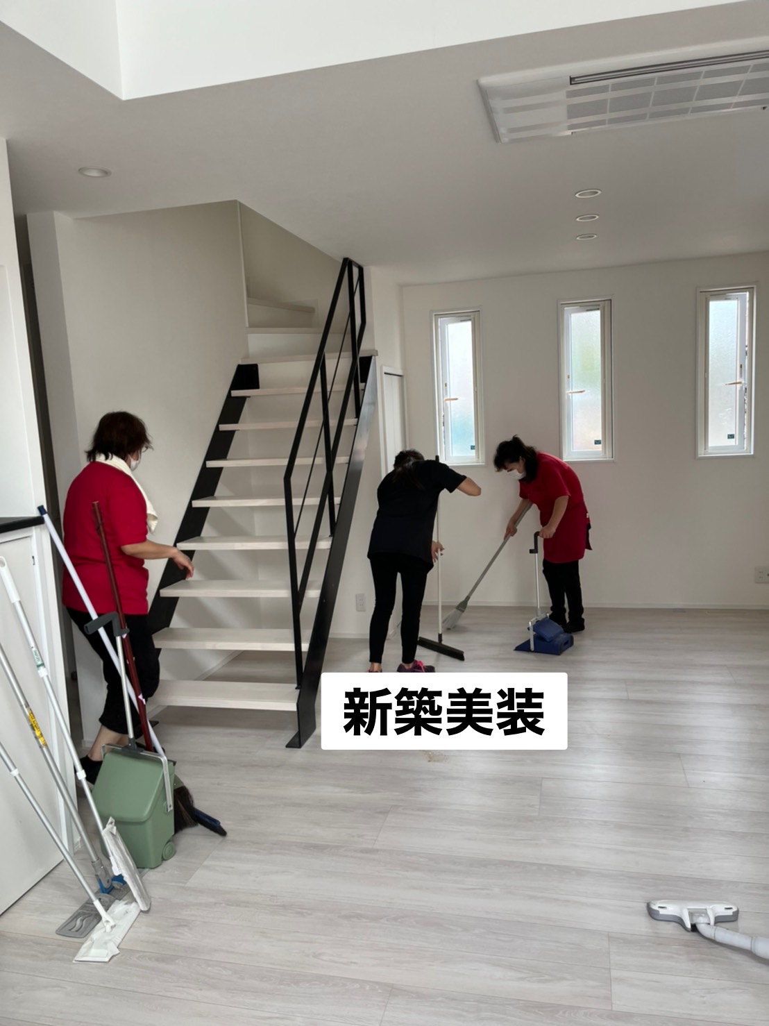 新築美装床清掃