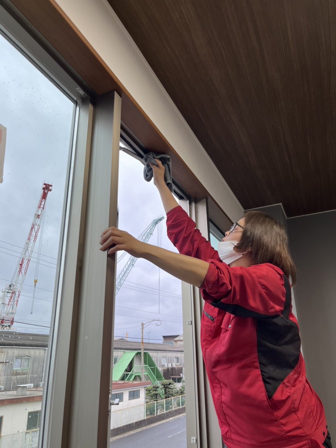 新築美装ガラス清掃