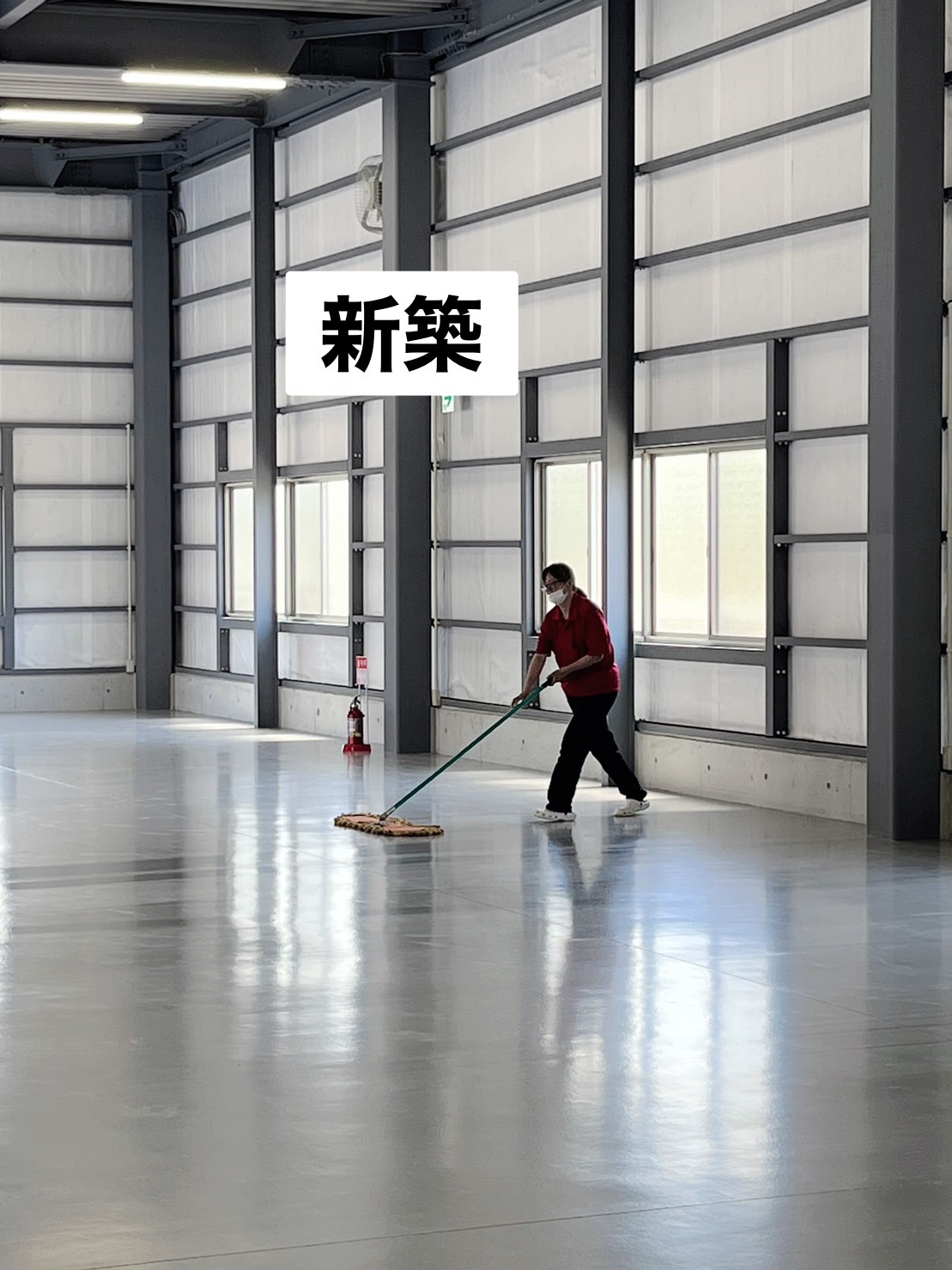 新築美装床清掃